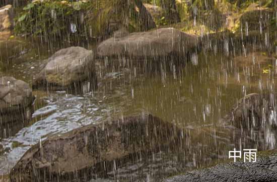 9月30日白山会下雨 今日中雨转小雨温度21℃~4℃
