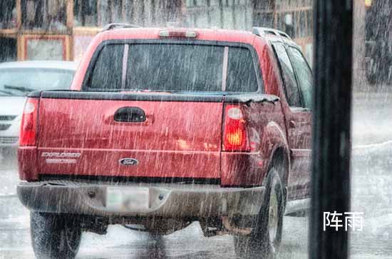 6月29日来宾会下雨 今日阵雨转中雨温度33℃~27℃