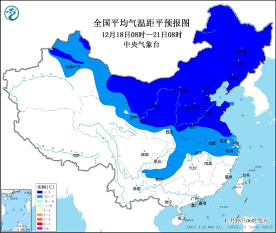 全国2023年12月18日天气今起中东部又将进入降温模式 长江中下游地区雨雪混杂