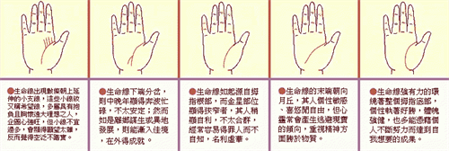 生命线分叉20种图解 生命线分叉20种图解说明