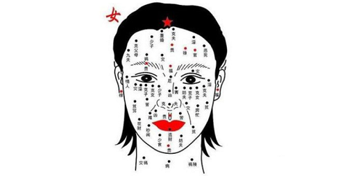 女人面部痣相最准图左右脸 女人面部痣相最准图左右