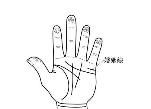 婚姻线是哪一条 女人手掌上的婚姻线是哪一条