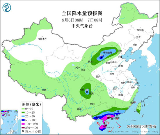 2024年第11号台风“摩羯”逼近华南沿海掀起台风雨 北方秋雨添凉南方高温肆虐