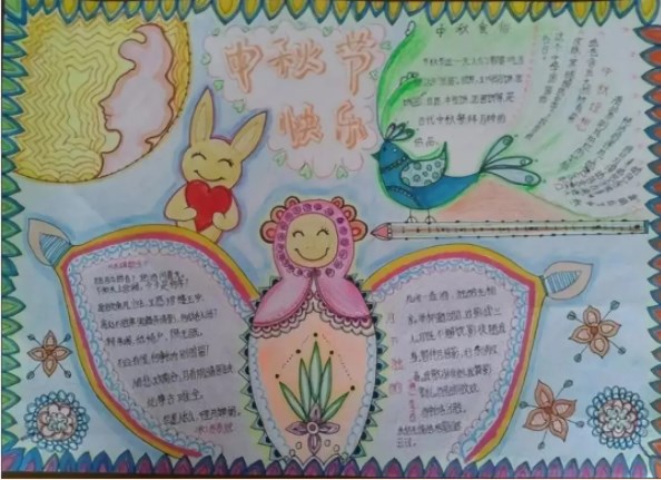 中秋节手抄报简单漂亮 写什么内容比较好