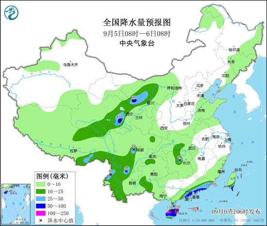 2024年第11号台风“摩羯”逼近华南沿海掀起台风雨 北方秋雨添凉南方高温肆虐