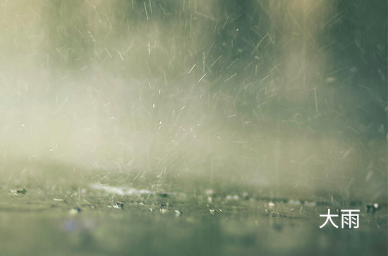 7月26日温州会下雨 今日中到大雨转小到中雨温度28℃~24℃
