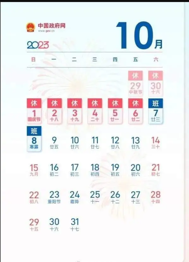 2023年国庆节高速免费时间